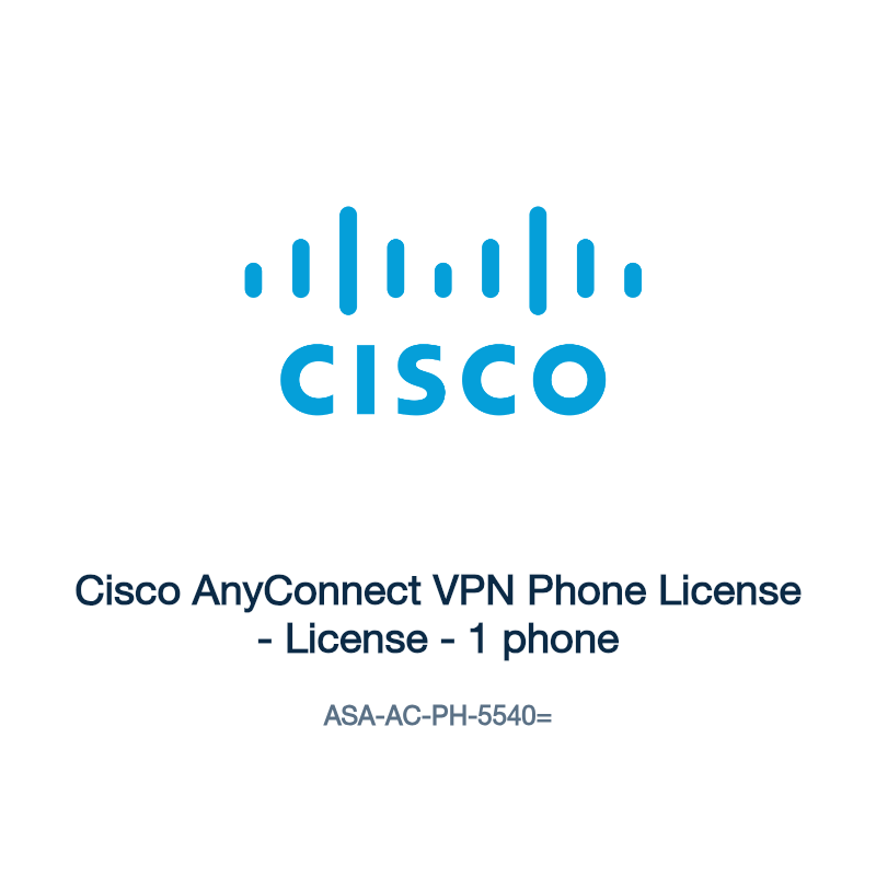 ASA-AC-PH-5540=: Cisco AnyConnect VPN Phone License