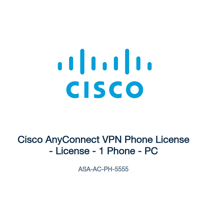 ASA-AC-PH-5555: Cisco AnyConnect VPN Phone License