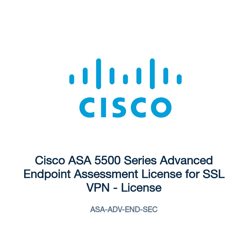 ASA-ADV-END-SEC: Cisco ASA 5500 Series Advanced Endpoint Assessment License for SSL VPN