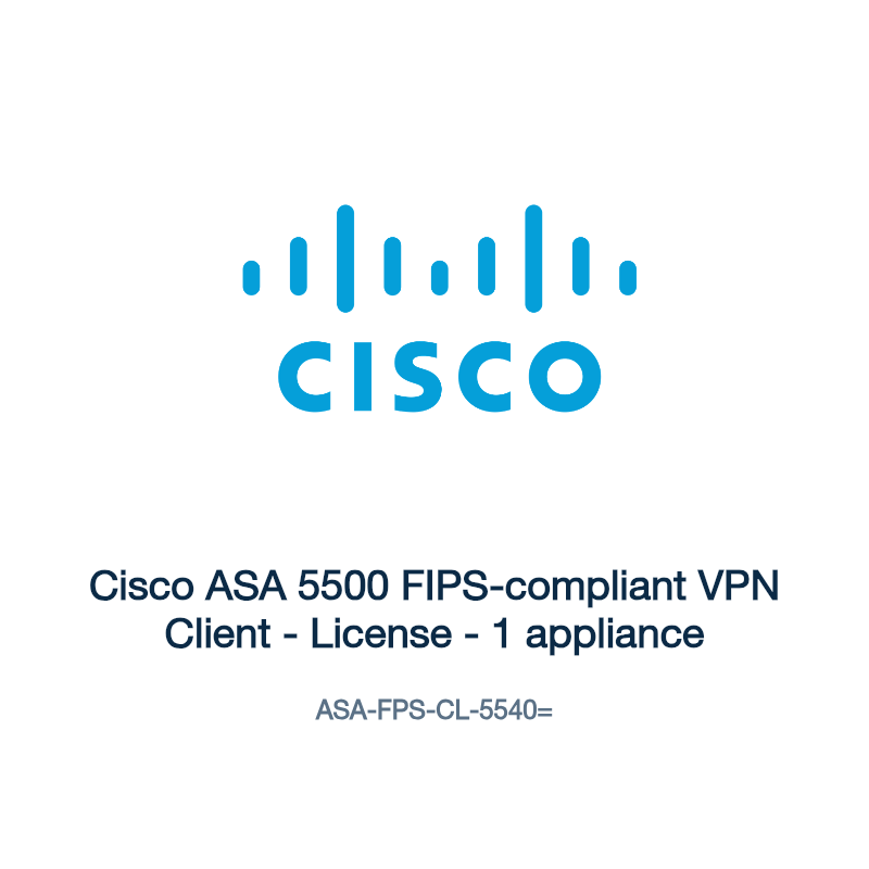 ASA-FPS-CL-5540=: Cisco ASA 5500 FIPS-compliant VPN Client