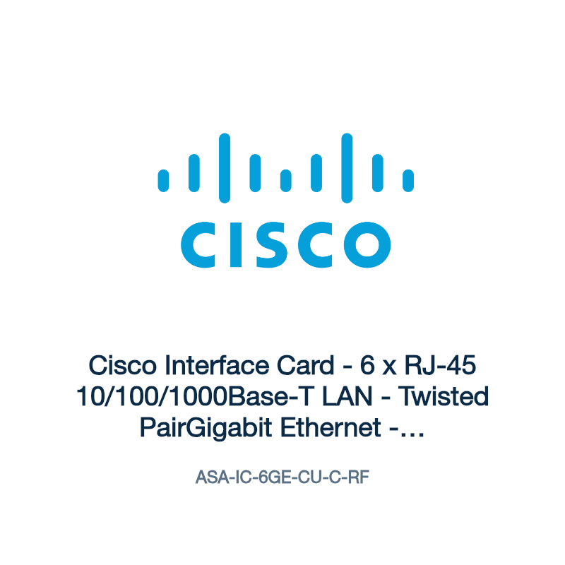 ASA-IC-6GE-CU-C-RF: Cisco Interface Card