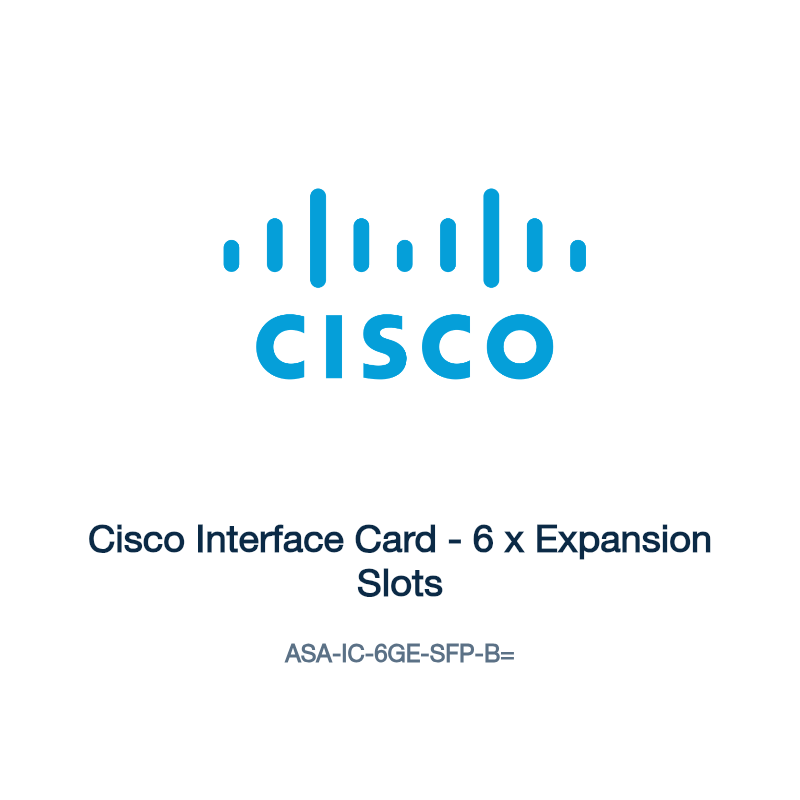 ASA-IC-6GE-SFP-B=: Cisco Interface Card