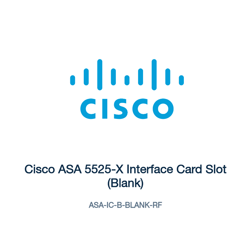 ASA-IC-B-BLANK-RF: Cisco ASA 5525-X Interface Card Slot (Blank)