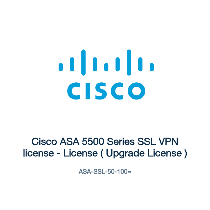 ASA-SSL-50-100=: Cisco ASA 5500 Series SSL VPN license