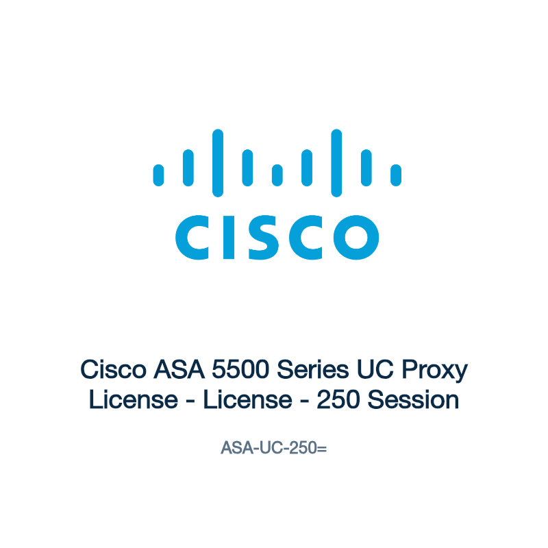 ASA-UC-250=: Cisco ASA 5500 Series UC Proxy License