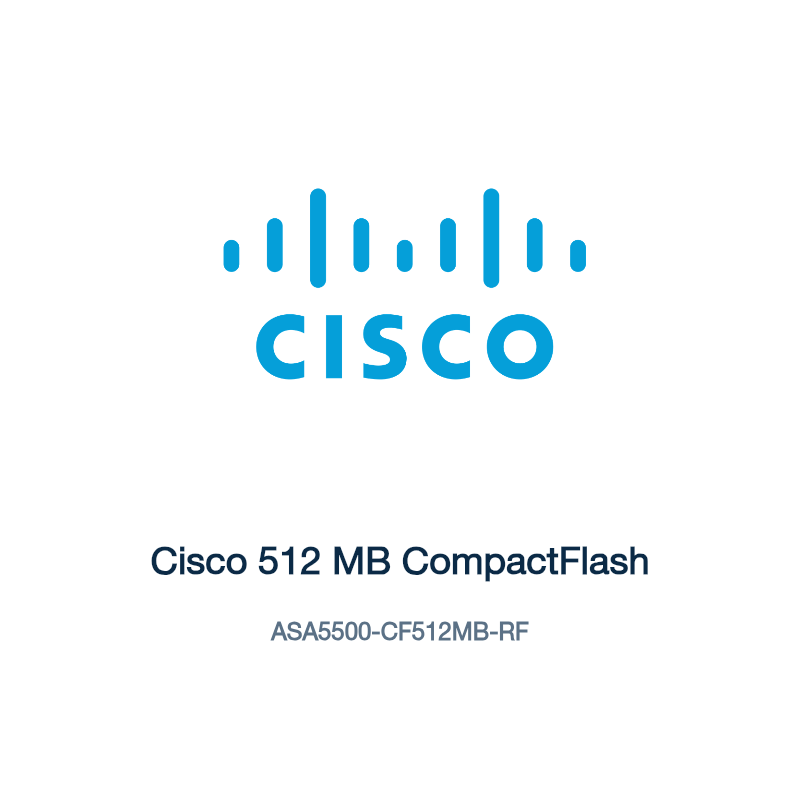 ASA5500-CF512MB-RF: Cisco 512 MB CompactFlash