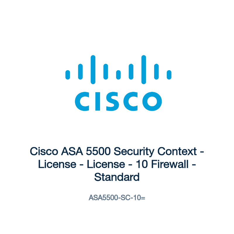 ASA5500-SC-10=: Cisco ASA 5500 Security Context