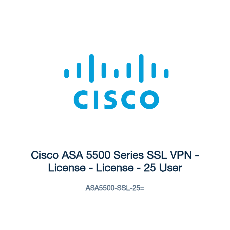 ASA5500-SSL-25=: Cisco ASA 5500 Series SSL VPN