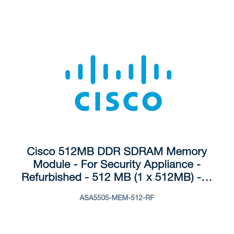 ASA5505-MEM-512-RF: Cisco 512MB DDR SDRAM Memory Module