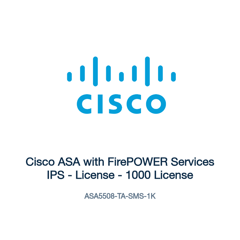 ASA5508-TA-SMS-1K: Cisco ASA with FirePOWER Services IPS