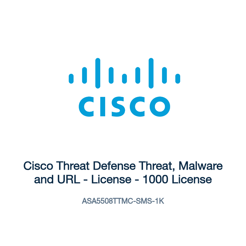 ASA5508TTMC-SMS-1K: Cisco Threat Defense Threat, Malware and URL