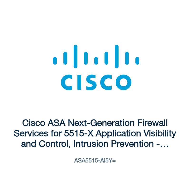 ASA5515-AI5Y=: Cisco ASA Next-Generation Firewall Services for 5515-X Application