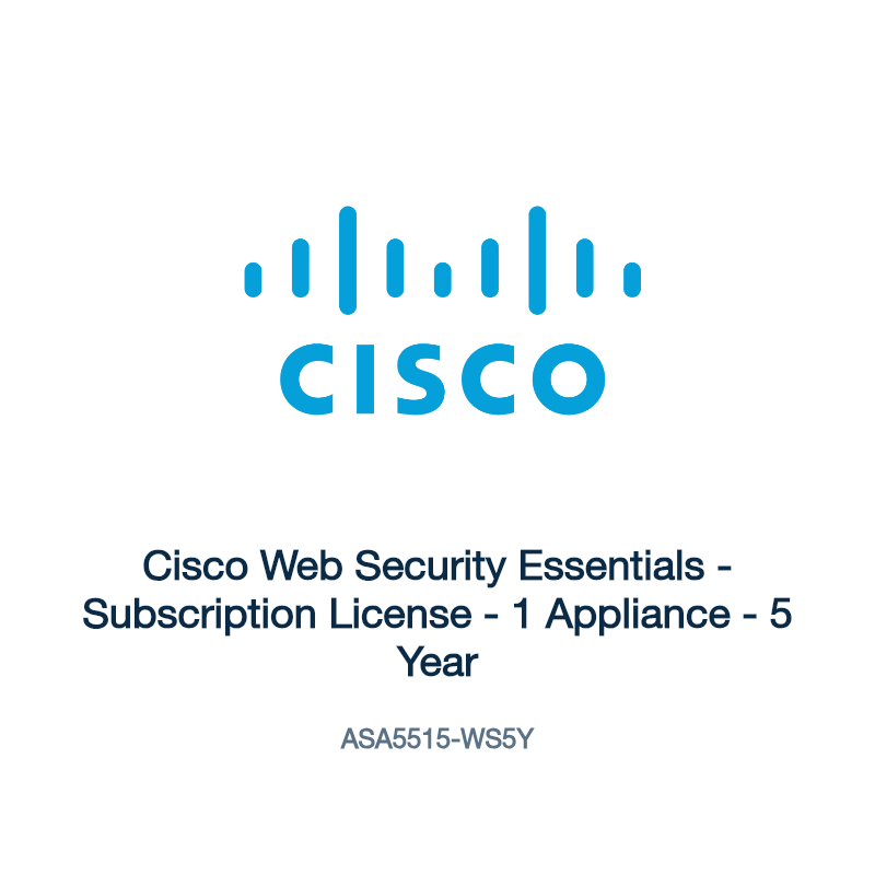 ASA5515-WS5Y: Cisco Web Security Essentials