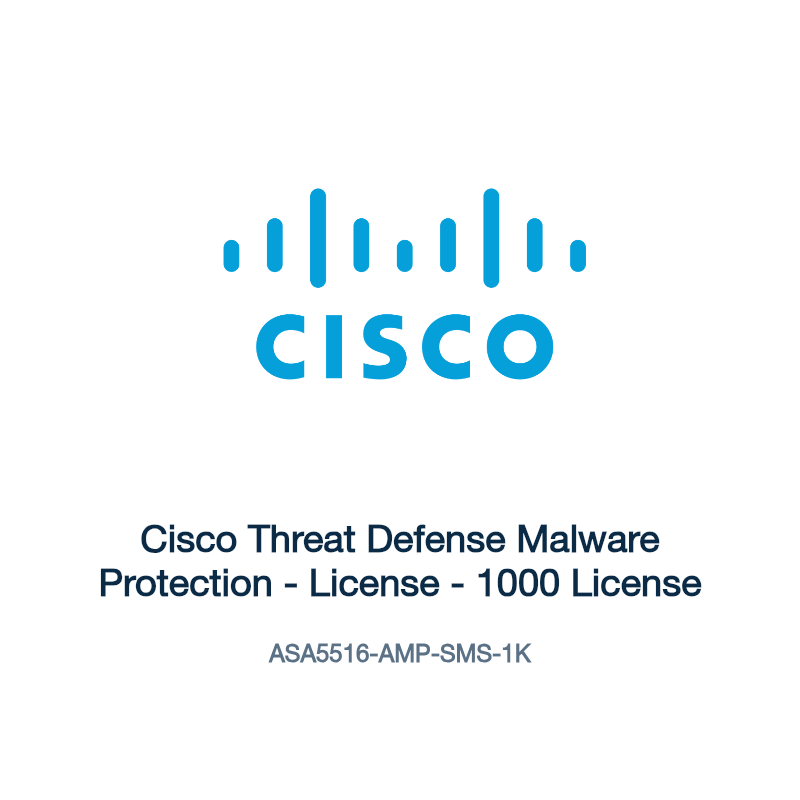 ASA5516-AMP-SMS-1K: Cisco Threat Defense Malware Protection
