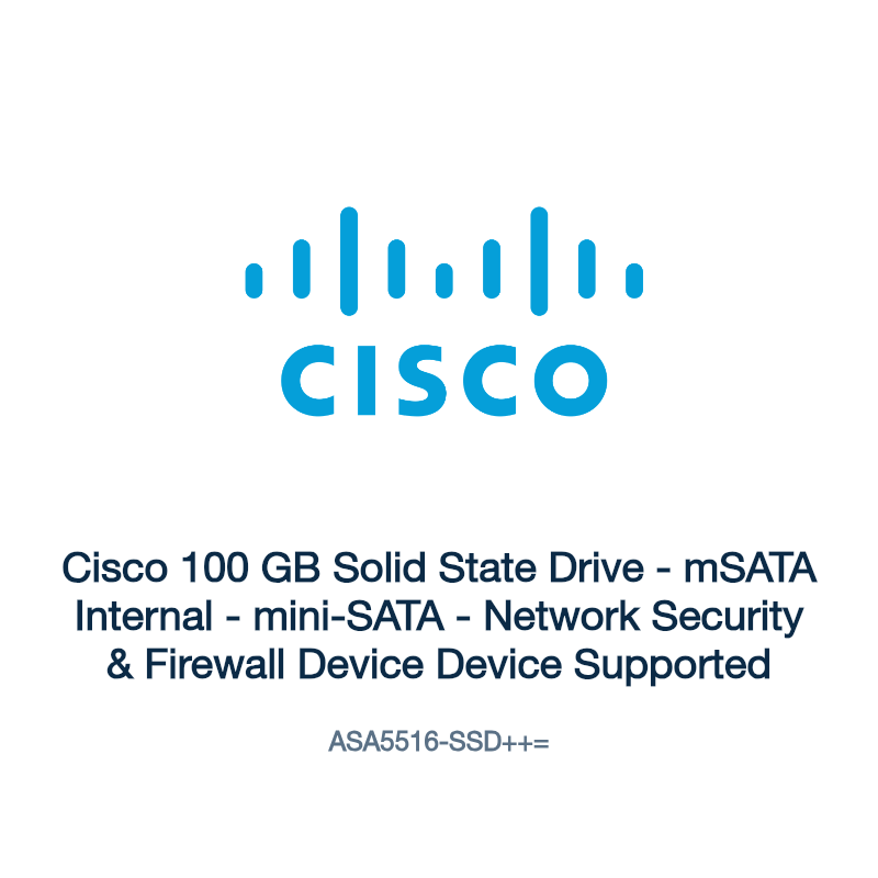 ASA5516-SSD++=: Cisco 100 GB Solid State Drive