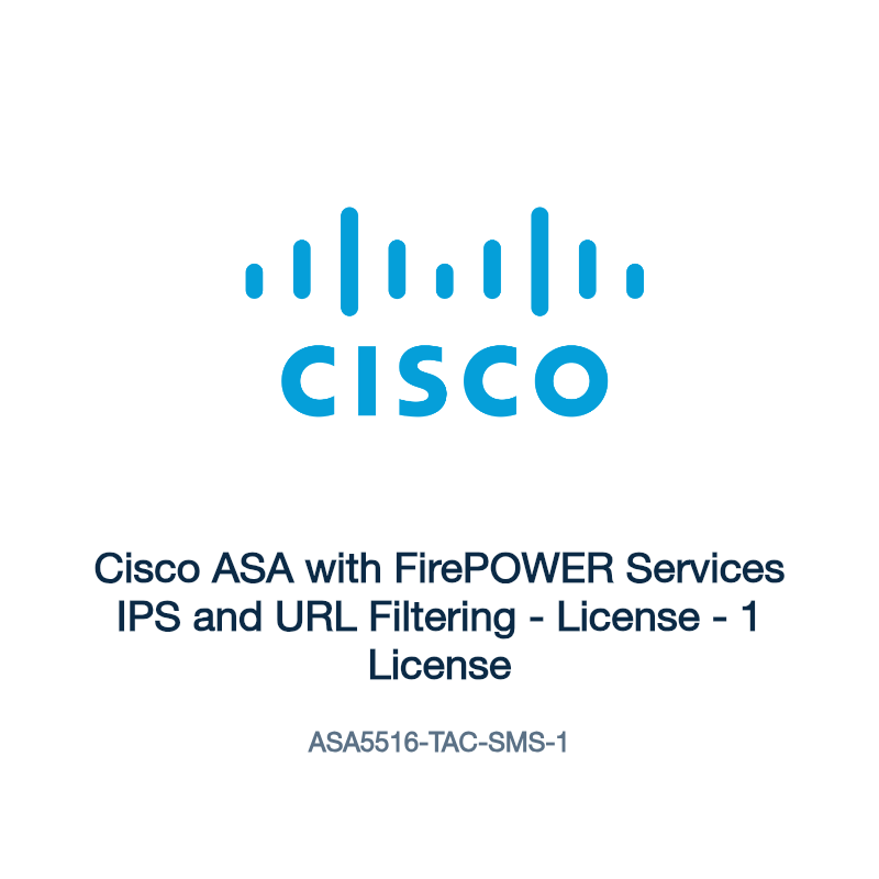 ASA5516-TAC-SMS-1: Cisco ASA with FirePOWER Services IPS and URL Filtering