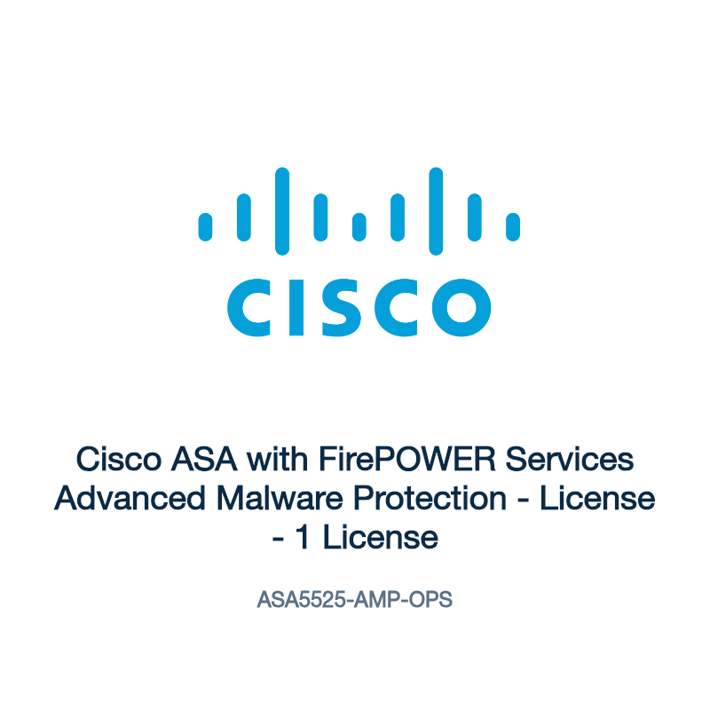 ASA5525-AMP-OPS: Cisco ASA with FirePOWER Services Advanced Malware Protection