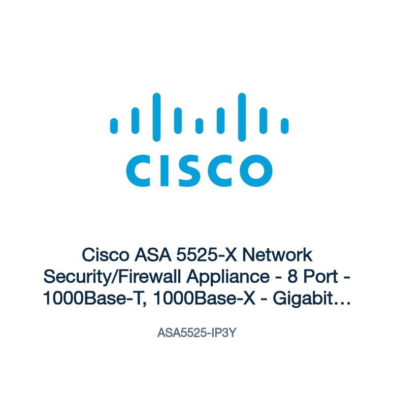 ASA5525-IP3Y: Cisco ASA 5525-X Network Security/Firewall Appliance