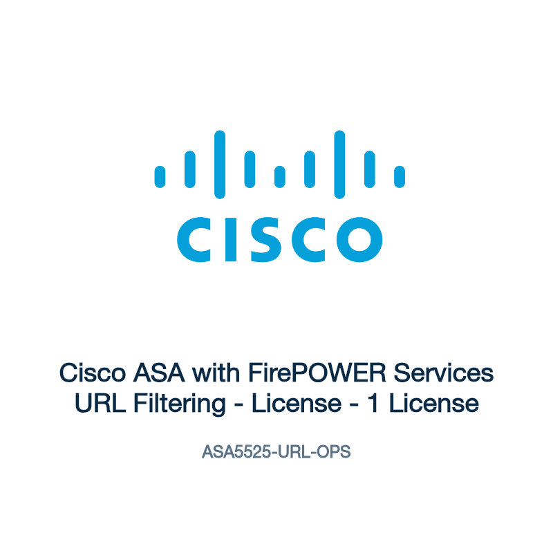 ASA5525-URL-OPS: Cisco ASA with FirePOWER Services URL Filtering