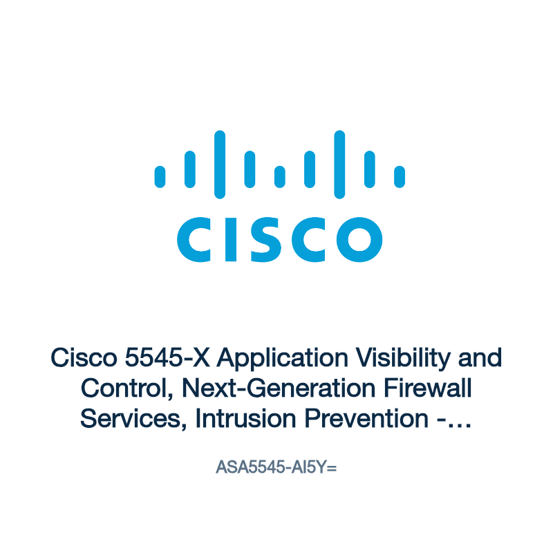 ASA5545-AI5Y=: Cisco 5545-X Application Visibility and Control, Next-Generation