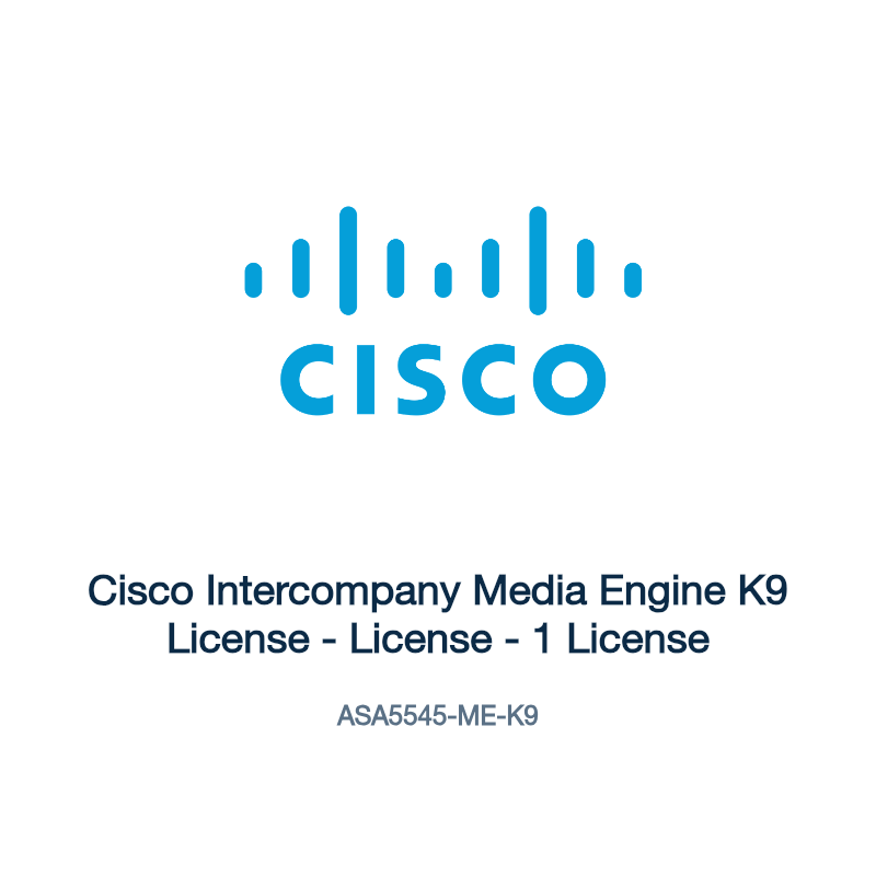 ASA5545-ME-K9: Cisco Intercompany Media Engine K9 License