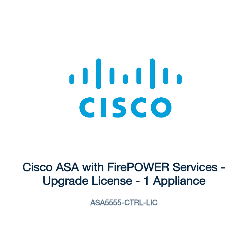 ASA5555-CTRL-LIC: Cisco ASA with FirePOWER Services