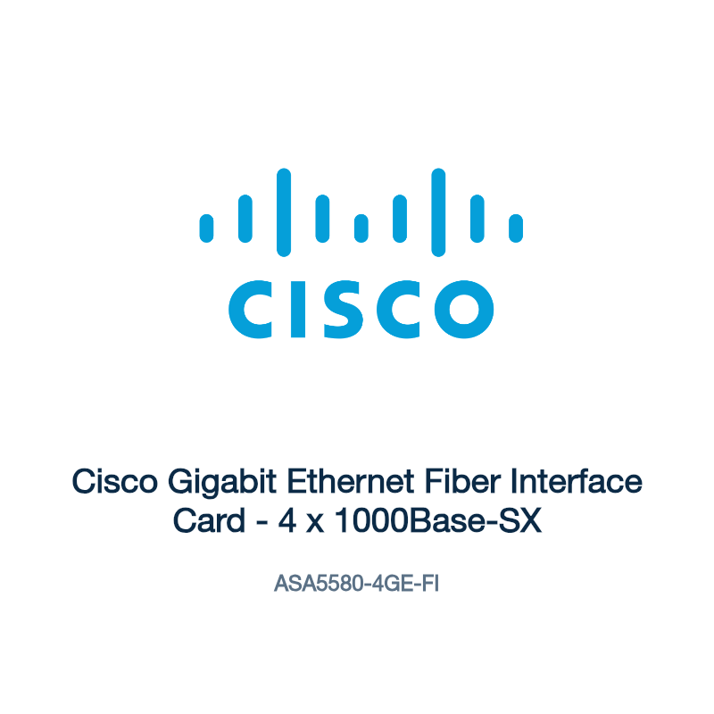 ASA5580-4GE-FI: Cisco Gigabit Ethernet Fiber Interface Card