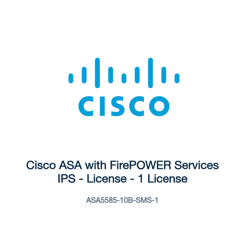 ASA5585-10B-SMS-1: Cisco ASA with FirePOWER Services IPS