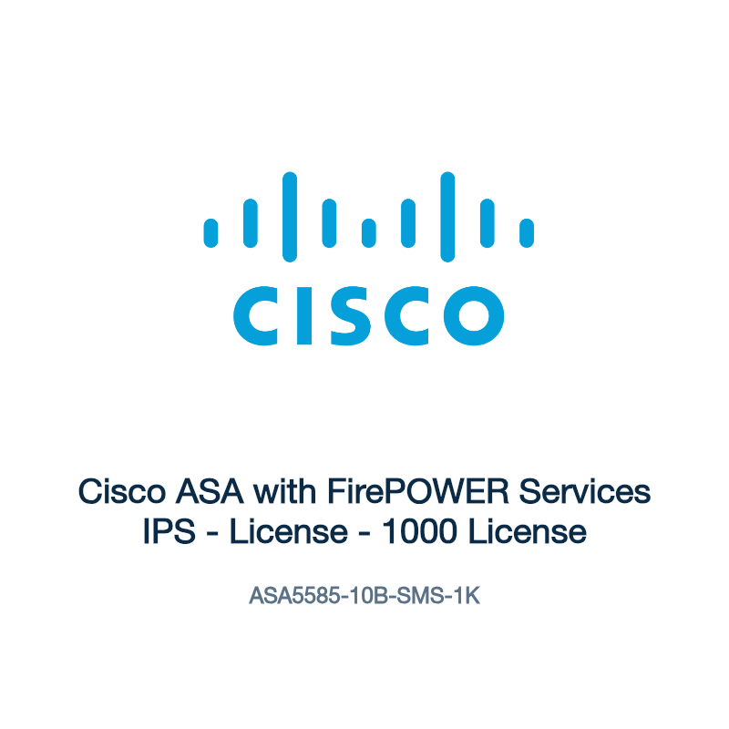 ASA5585-10B-SMS-1K: Cisco ASA with FirePOWER Services IPS