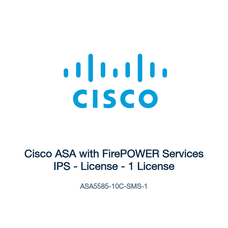 ASA5585-10C-SMS-1: Cisco ASA with FirePOWER Services IPS