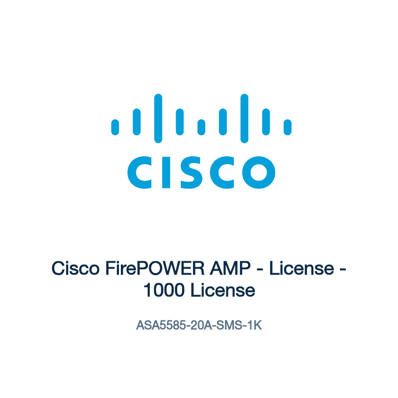 ASA5585-20A-SMS-1K: Cisco FirePOWER AMP