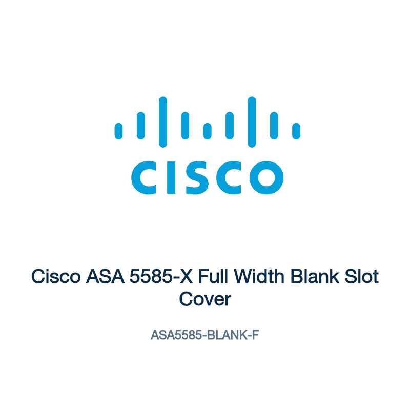 ASA5585-BLANK-F: Cisco ASA 5585-X Full Width Blank Slot Cover