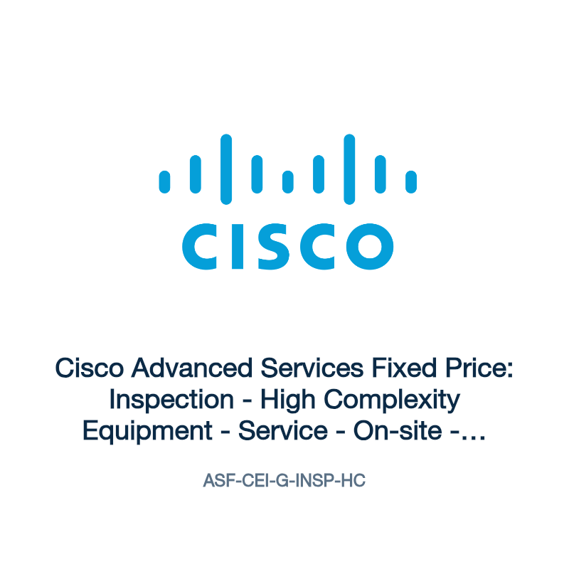 ASF-CEI-G-INSP-HC: Cisco Advanced Services Fixed Price: Inspection