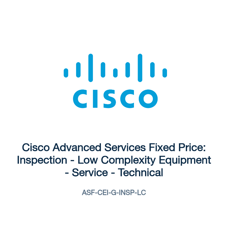 ASF-CEI-G-INSP-LC: Cisco Advanced Services Fixed Price: Inspection