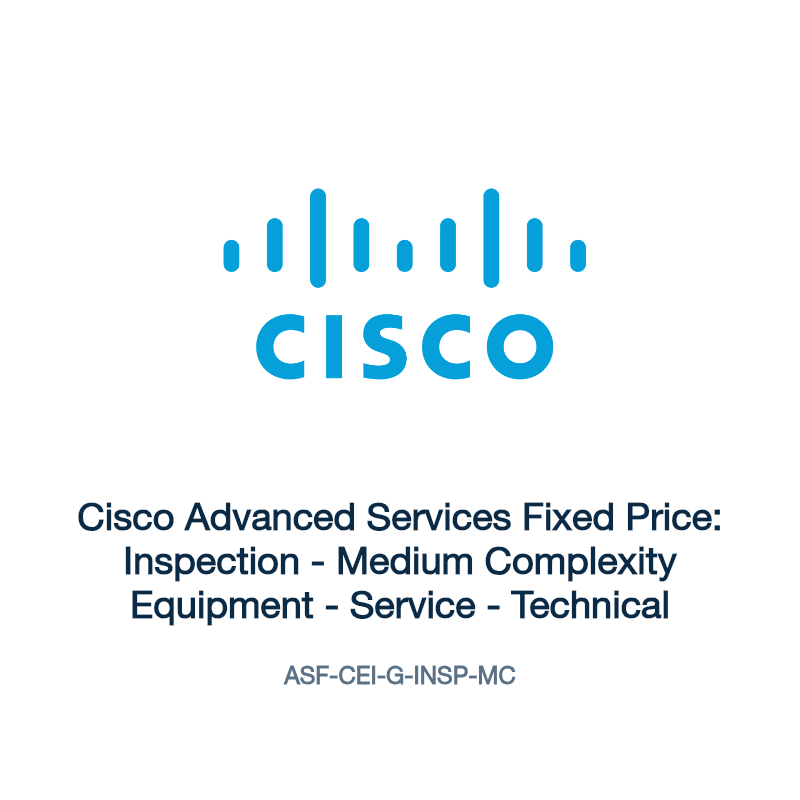 ASF-CEI-G-INSP-MC: Cisco Advanced Services Fixed Price: Inspection