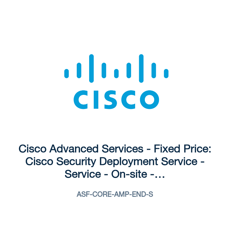 ASF-CORE-AMP-END-S: Cisco Advanced Services