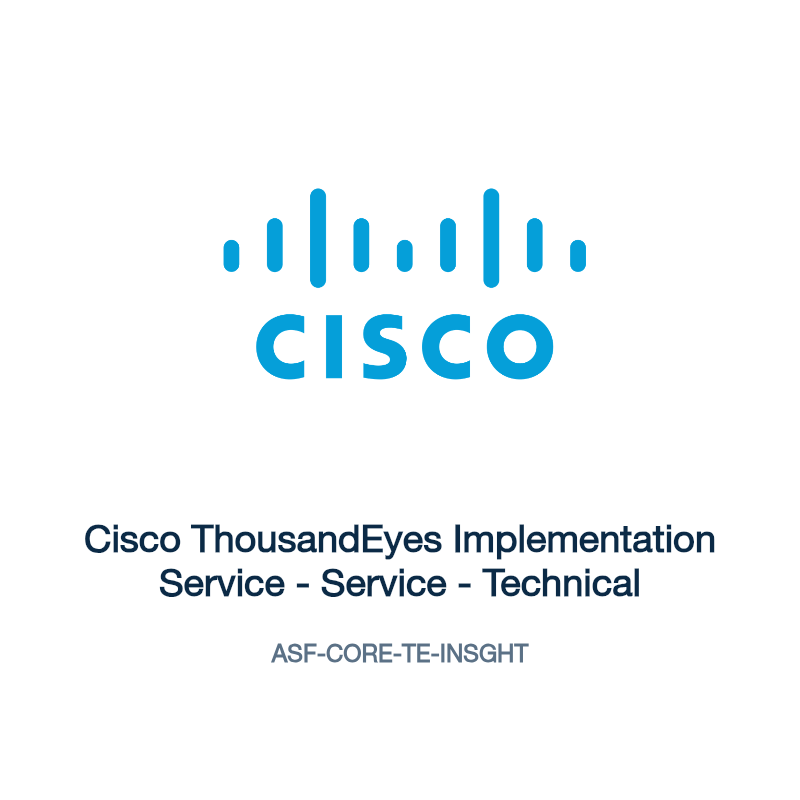 ASF-CORE-TE-INSGHT: Cisco ThousandEyes Implementation Service