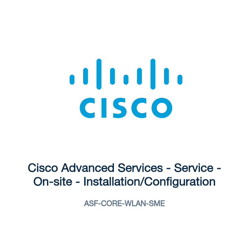 ASF-CORE-WLAN-SME: Cisco Advanced Services