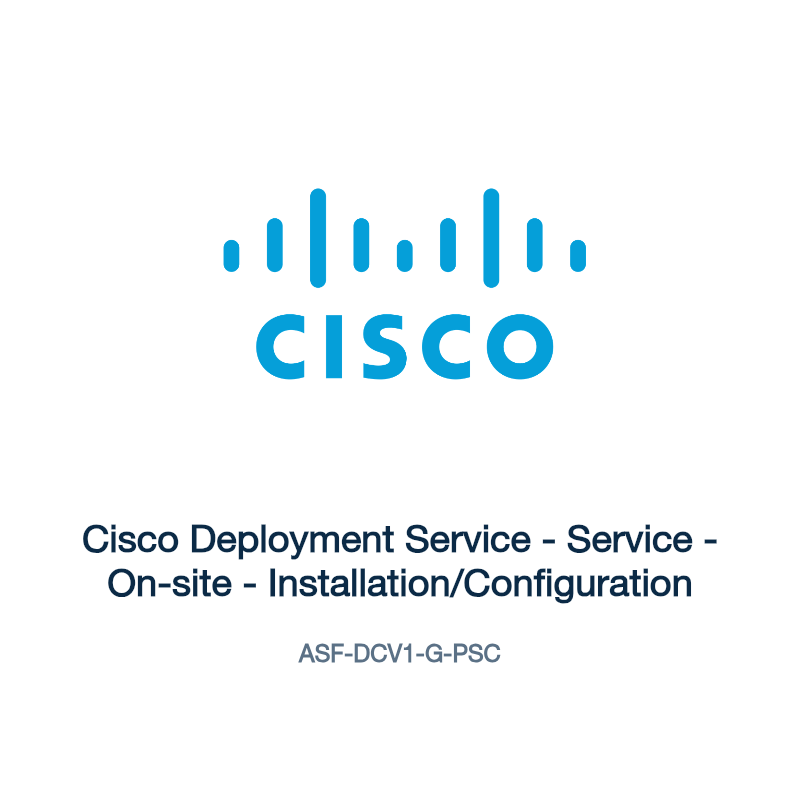 ASF-DCV1-G-PSC: Cisco Deployment Service