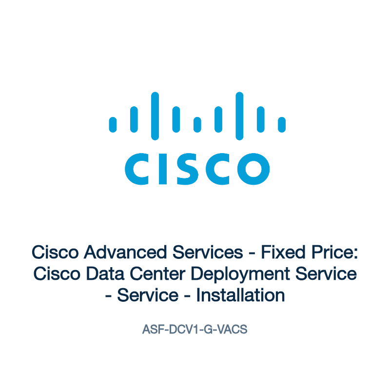 ASF-DCV1-G-VACS: Cisco Advanced Services