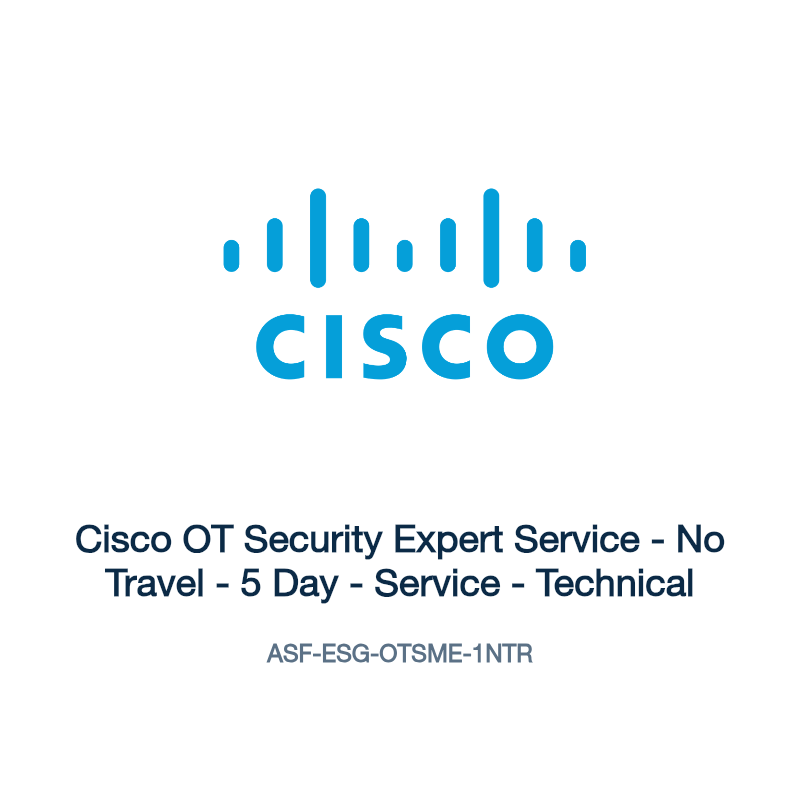 ASF-ESG-OTSME-1NTR: Cisco OT Security Expert Service