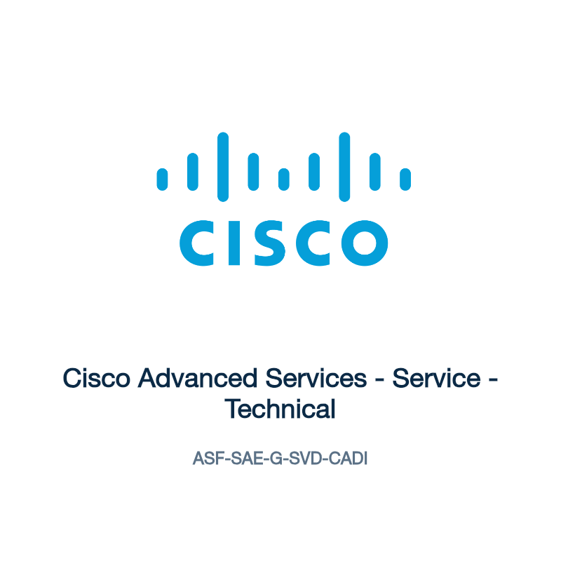 ASF-SAE-G-SVD-CADI: Cisco Advanced Services