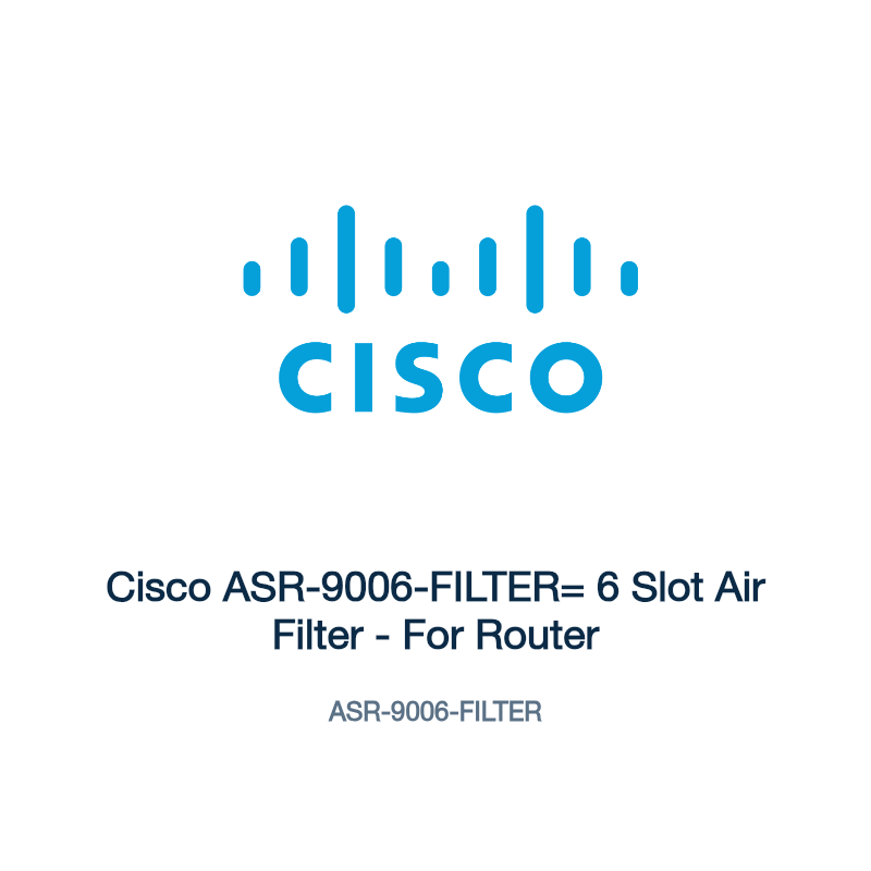 ASR-9006-FILTER: Cisco ASR-9006-FILTER= 6 Slot Air Filter
