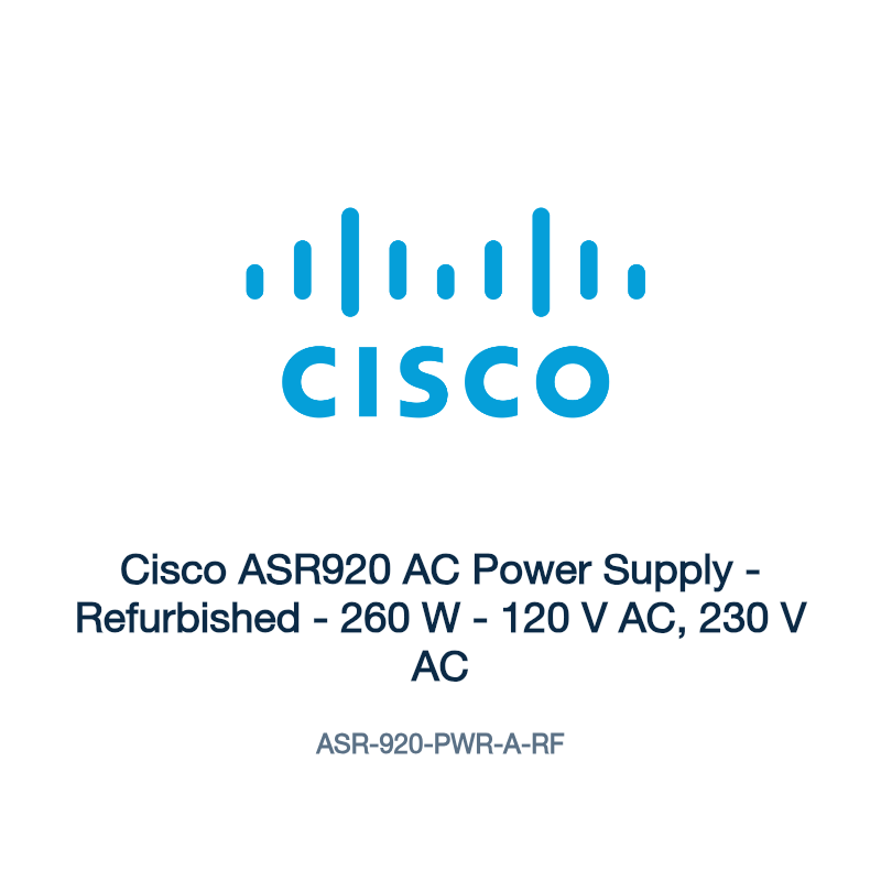 ASR-920-PWR-A-RF: Cisco ASR920 AC Power Supply