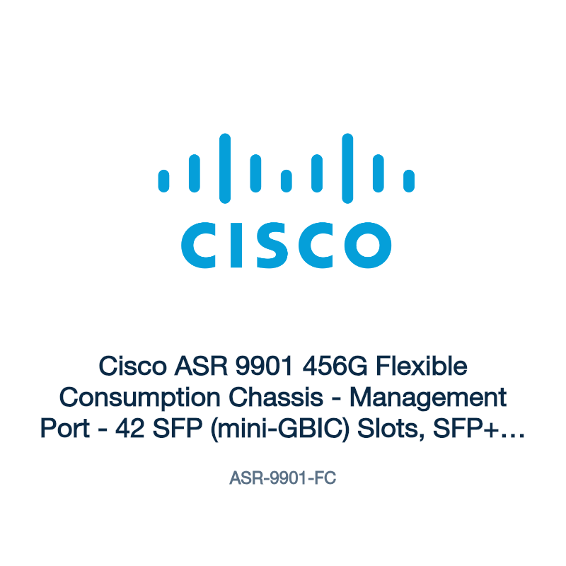 ASR-9901-FC: Cisco ASR 9901 456G Flexible Consumption Chassis