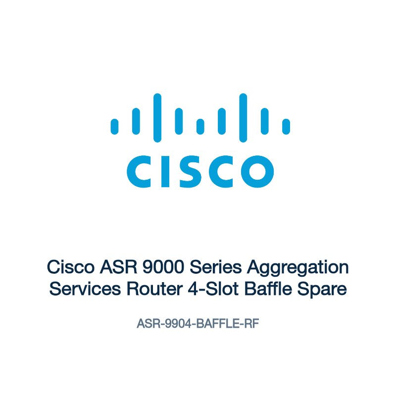 ASR-9904-BAFFLE-RF: Cisco ASR 9000 Series Aggregation Services Router 4-Slot Baffle Spare