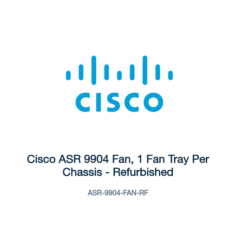 ASR-9904-FAN-RF: Cisco ASR 9904 Fan, 1 Fan Tray Per Chassis