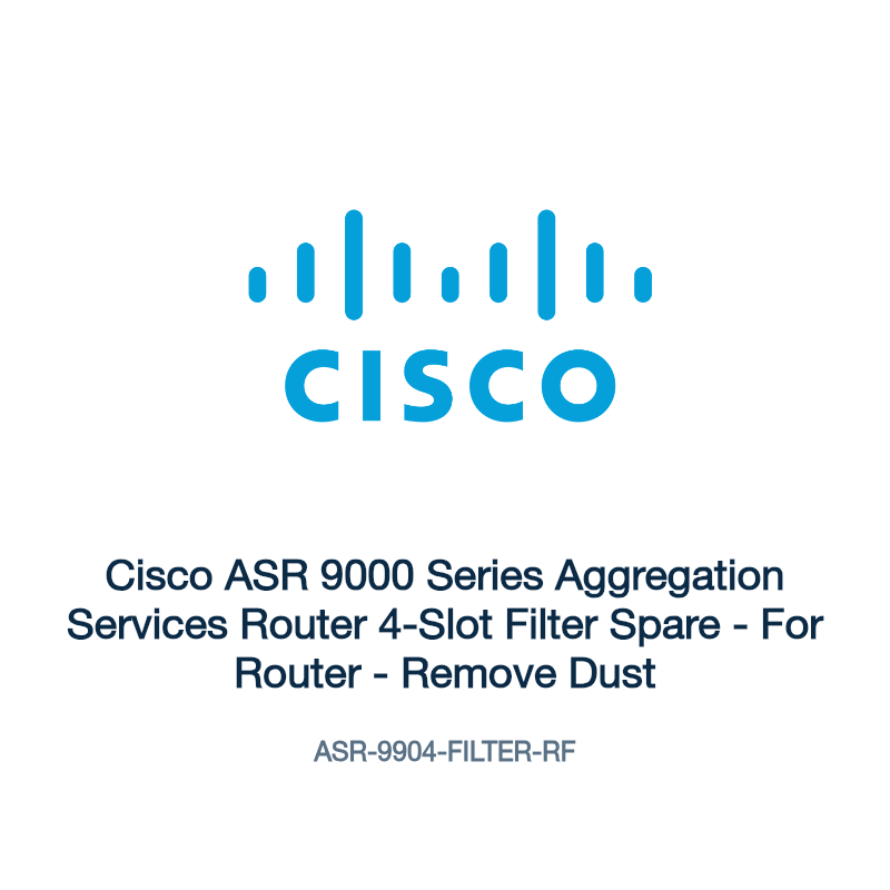ASR-9904-FILTER-RF: Cisco ASR 9000 Series Aggregation Services Router 4-Slot Filter Spare