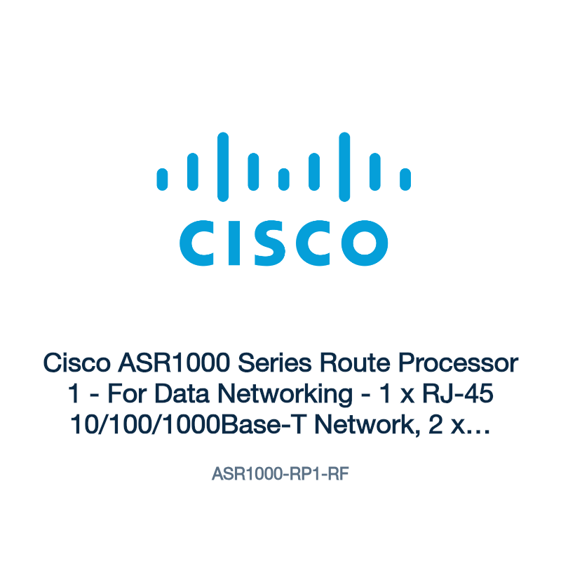 ASR1000-RP1-RF: Cisco ASR1000 Series Route Processor 1