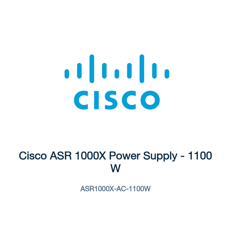 ASR1000X-AC-1100W: Cisco ASR 1000X Power Supply